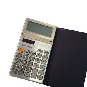 Vintage‎ Radio Shack EC-447 Pocket Calculator Works Battery Wallet Case
